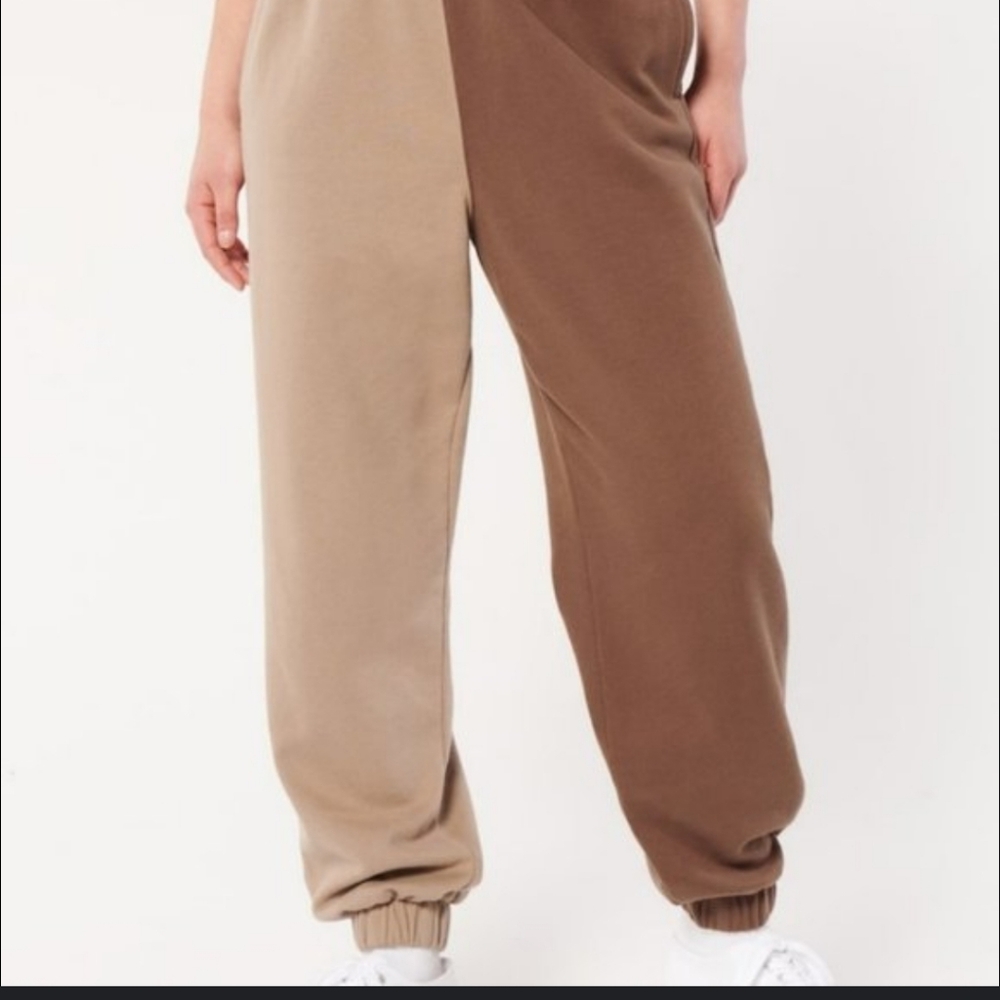 Hollister brown Two Tone Sweatpants Size Xsmall